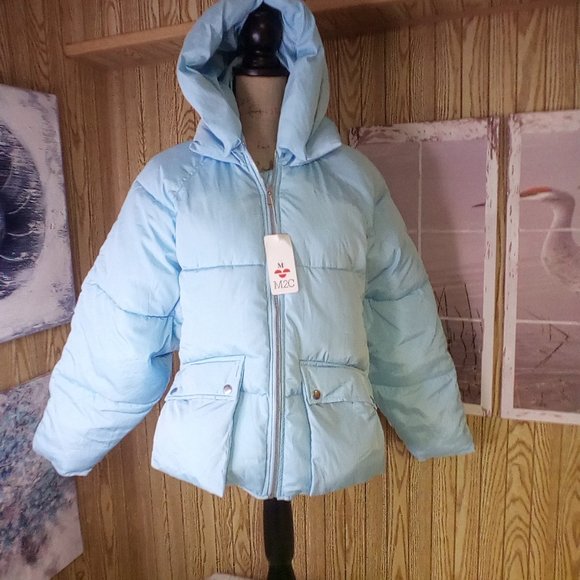 M2C Women's Hooded Short Puffer Jacket Padded Winter Coat - Picture 2 of 7